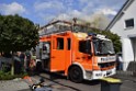 Dachstuhlbrand Koeln Poll Geislarerstr P066